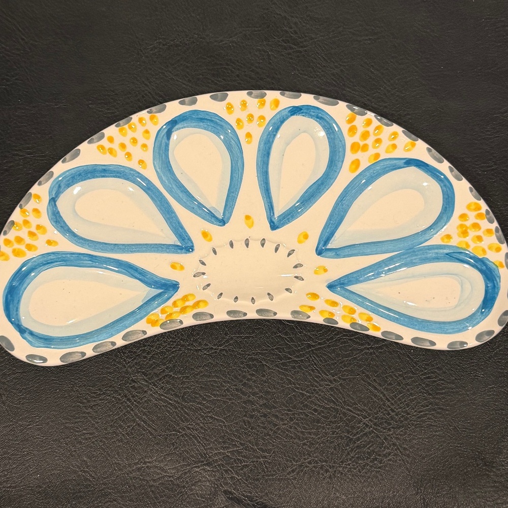 NWT Abigails Oyster Dish Platter Made in Portugal